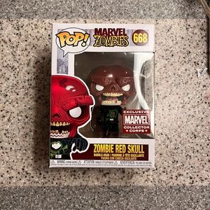 Marvel Zombie Red skull Funko Pop!